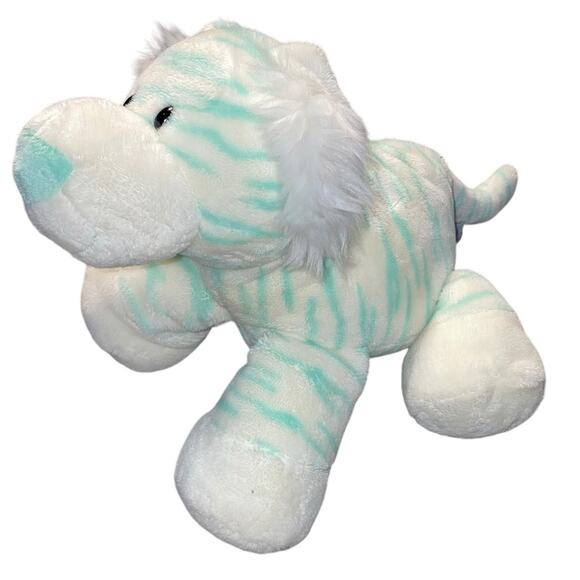 14" Aurora Baby Plush Tiger Cub Stuffed Animal Nursery Decor Shower Gift Toy - Picture 11 of 12